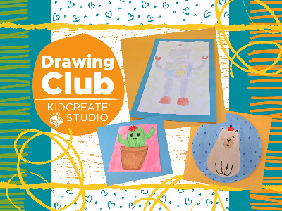  Drawing Club Weekly Class (4-9 Years)